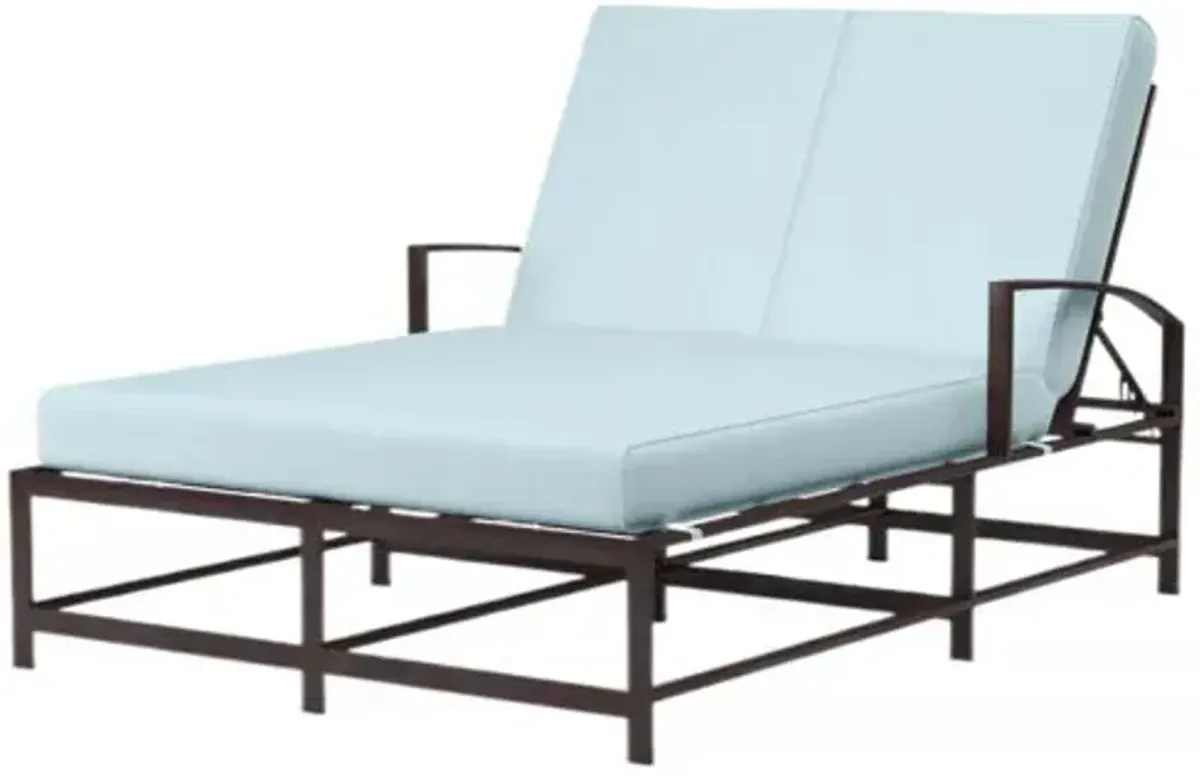 Ventura Outdoor Aluminum Chaise - Blue - Comfortable, Sturdy, Stylish