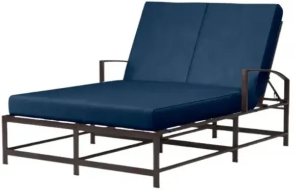 Ventura Outdoor Aluminum Chaise - Blue - Comfortable, Sturdy, Stylish