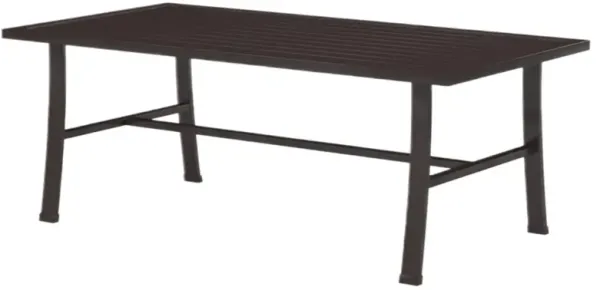 Ventura Outdoor Aluminum Coffee Table, Espresso