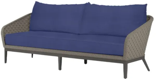 Vevina Outdoor Aluminum/Rope 2-Seat Sofa