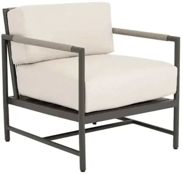 Eleandra Outdoor Aluminum/Rope Aluminum/Rope Club Chair