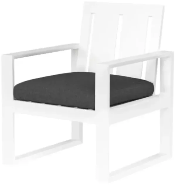 Harlyn Outdoor Aluminum Dining Chair - Black