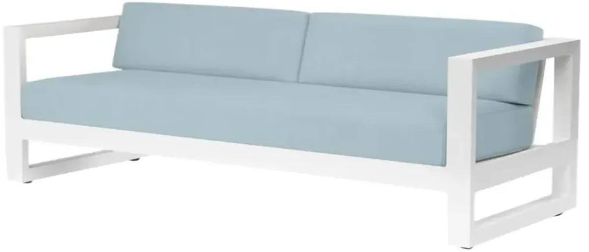 Harlyn Outdoor Aluminum 2-Seat Sofa