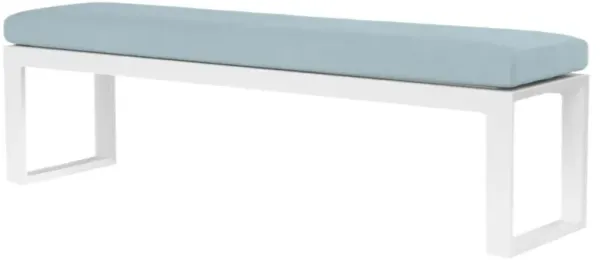 Harlyn Outdoor Aluminum Dining Bench