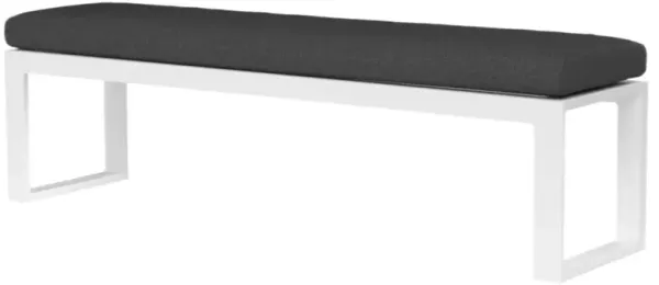 Harlyn Outdoor Aluminum Dining Bench