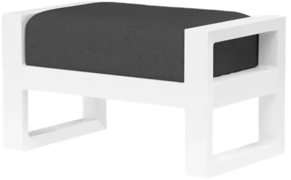 Harlyn Outdoor Aluminum Ottoman