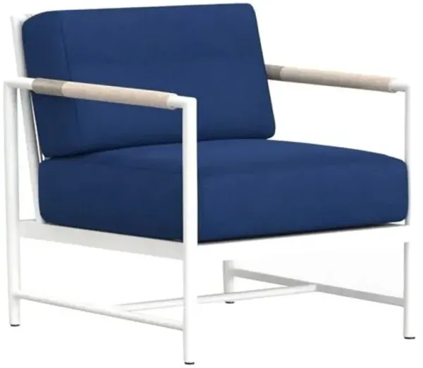 Riyana Outdoor Aluminum/Rope Club Chair