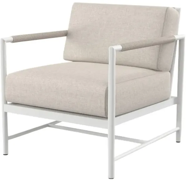 Riyana Outdoor Aluminum/Rope Club Chair