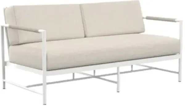 Riyana Outdoor Aluminum/Rope Sofa