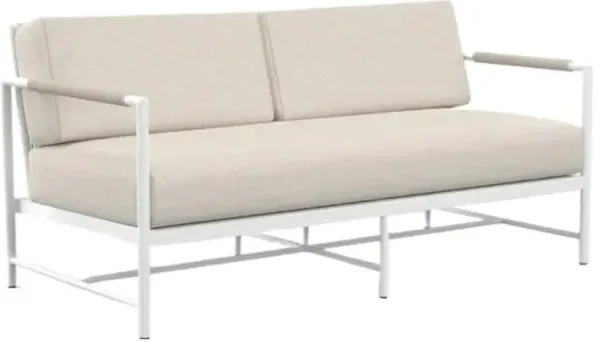 Riyana Outdoor Aluminum/Rope Sofa