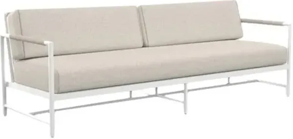 Riyana Outdoor Aluminum/Rope Sofa