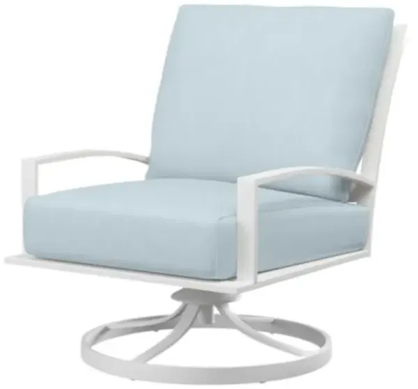 Galtier Outdoor Aluminum Club Swivel Chair