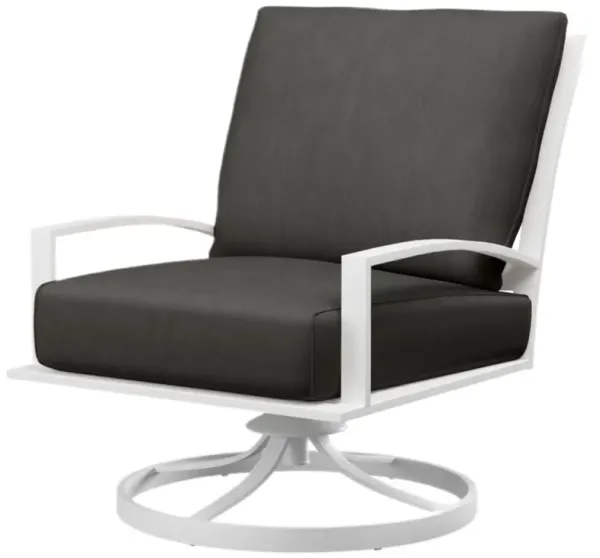 Galtier Outdoor Aluminum Club Swivel Chair