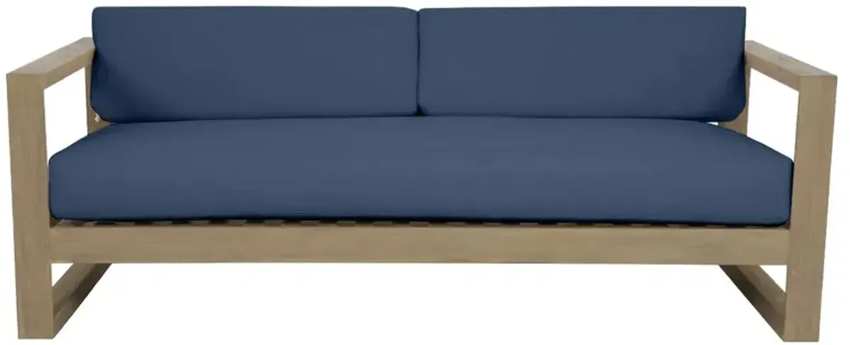 Verian Outdoor Teak 2-Seat Sofa