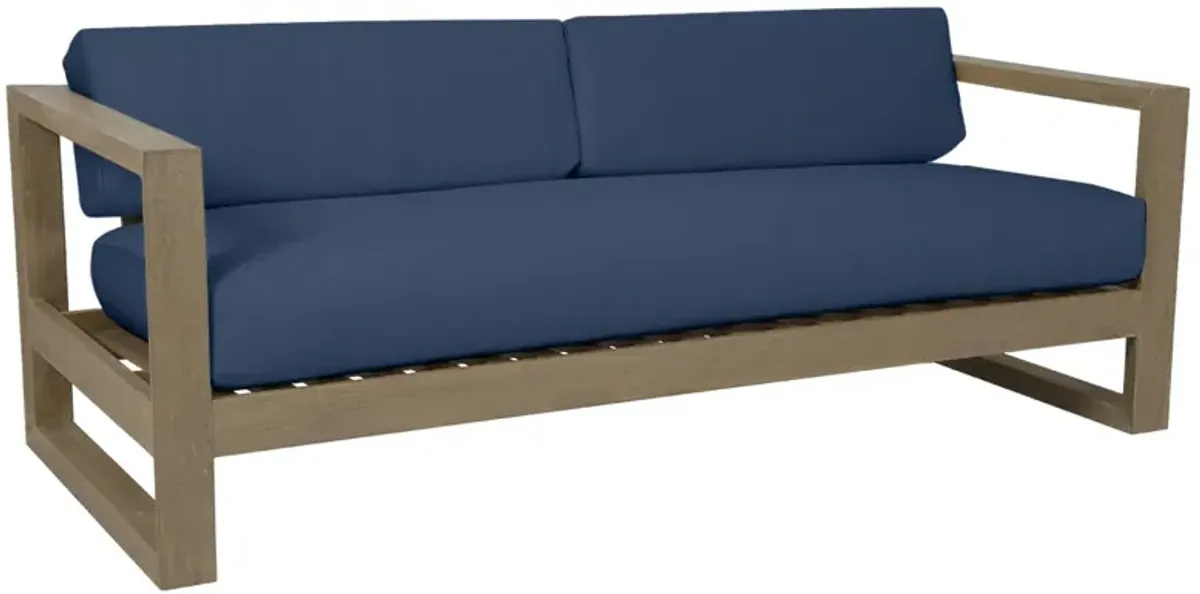 Verian Outdoor Teak 2-Seat Sofa