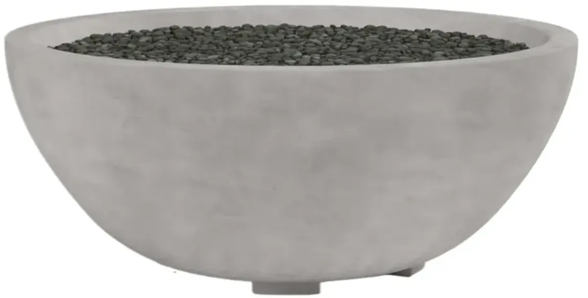 Fenwick Outdoor 41" Fire Bowl, Gravelstone