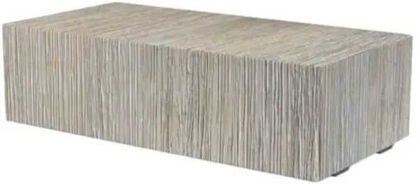 Omara Indoor/Outdoor Coffee Table - Wood/Natural - Gray