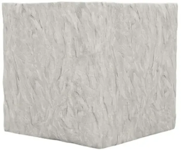 Caedric Indoor/Outdoor End Table - Stone - Gray