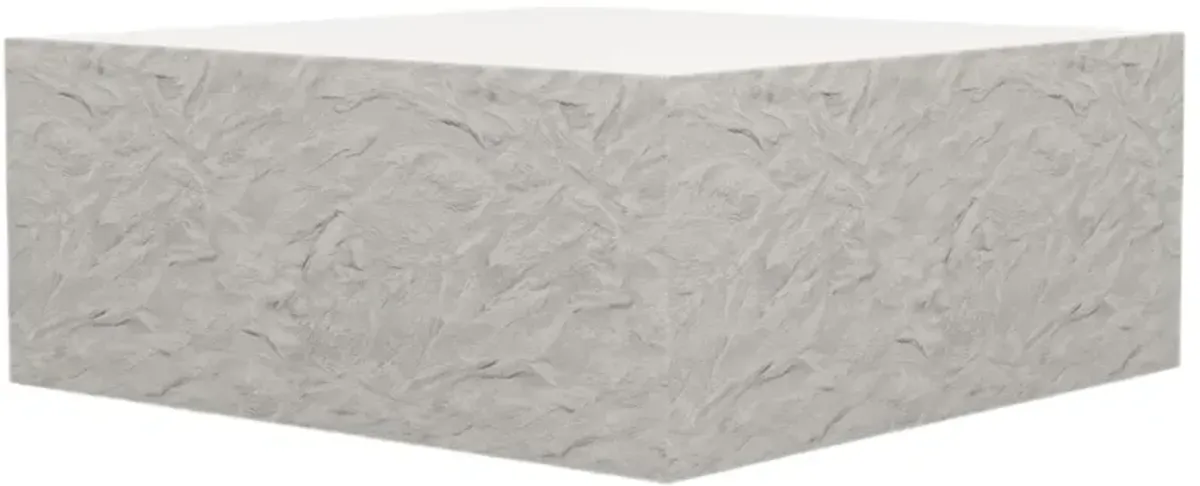 Caedric Indoor/Outdoor Square Coffee Table, Stone
