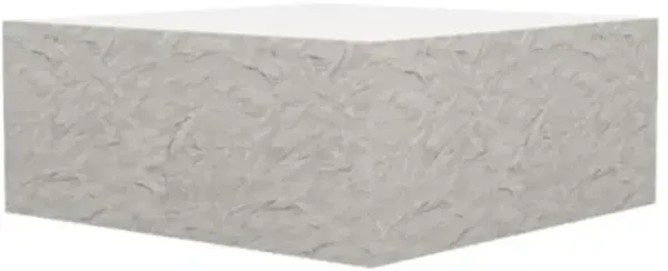 Caedric Indoor/Outdoor Square Coffee Table - Stone - Gray
