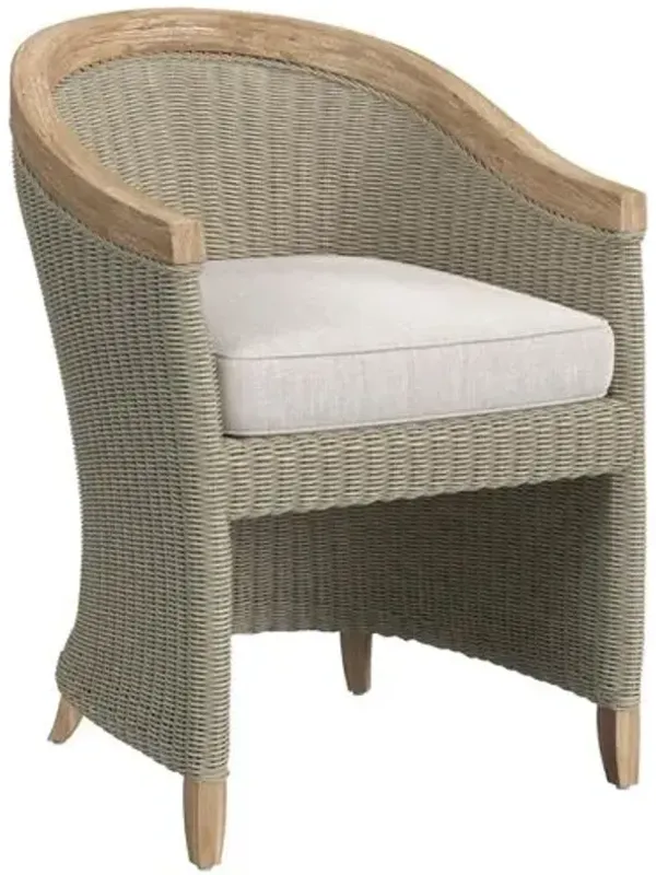 Celestria Outdoor Dining Chair - Natural Teak - Beige