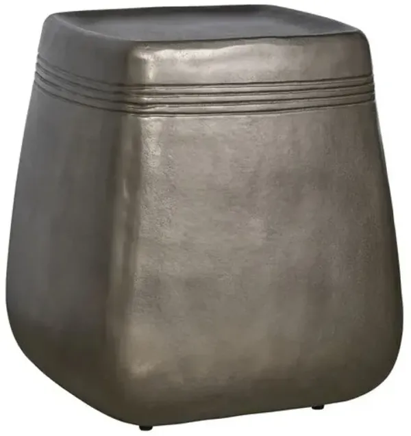 Coastal Living Montclair Outdoor End Table - Stainless Steel - Silver