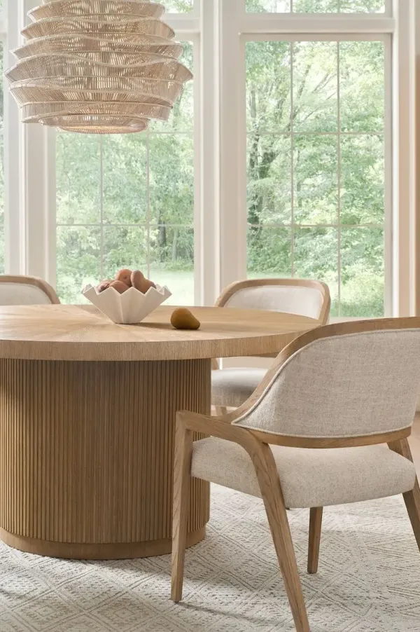 Veridian Fluted Round Dining Table
