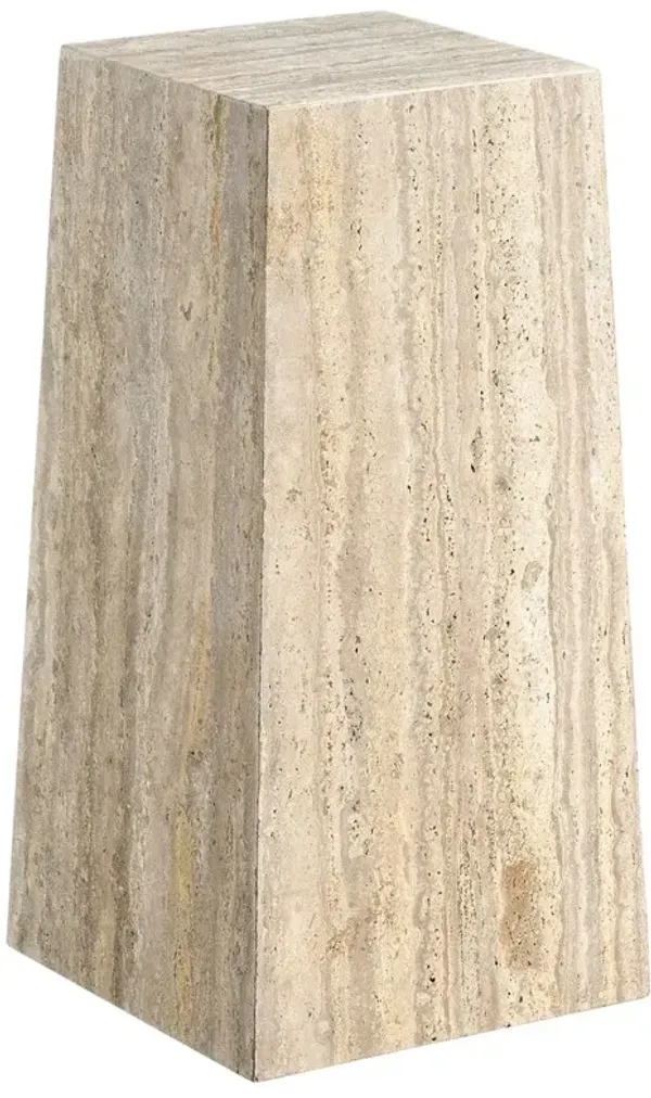 Veridian Rachelle Travertine Display Table