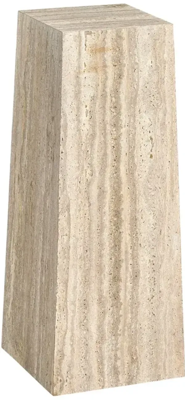Veridian Rachelle Travertine Display Table