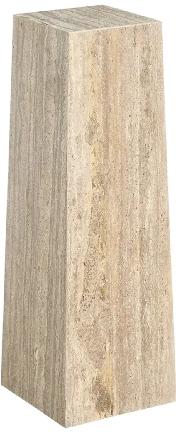 Veridian Rachelle Travertine Display Table