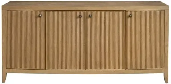 Veridian Fluted Credenza - Brown