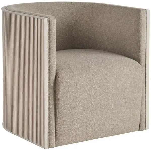 Veridian Fluted Barrel Swivel Chair