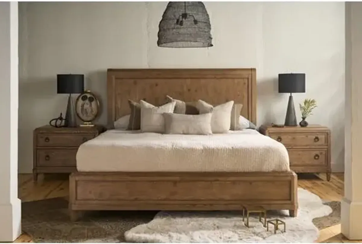 Summit Grove Mesa Panel Bed - Brown