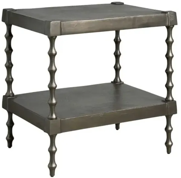 Summit Grove Steel Side Table - Gray
