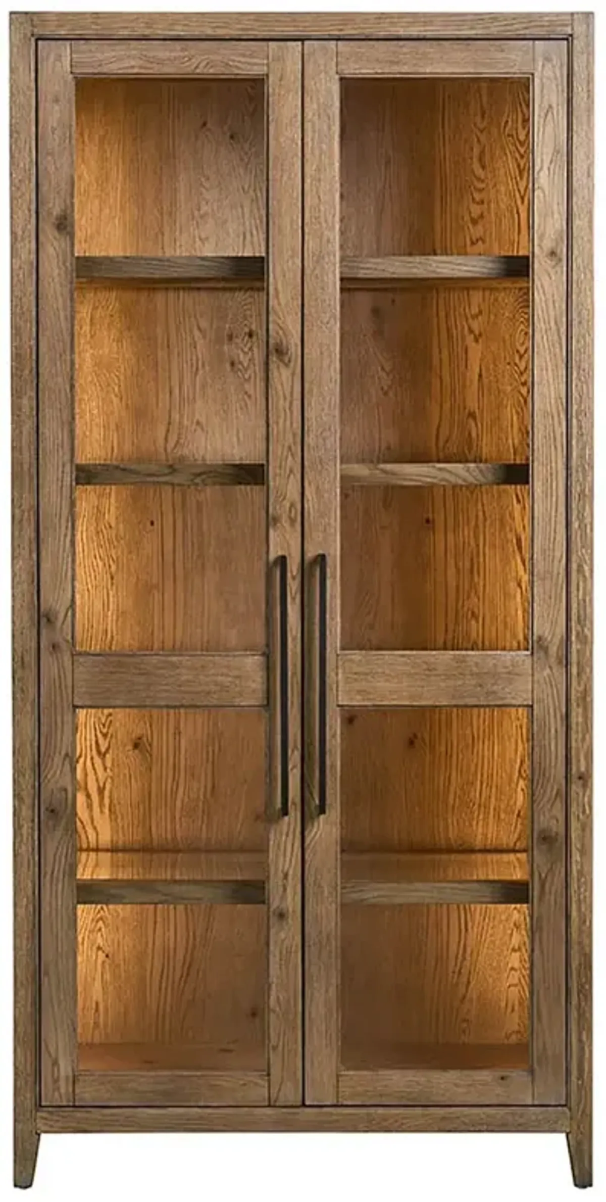 Summit Grove Mesa Display Cabinet - Brown