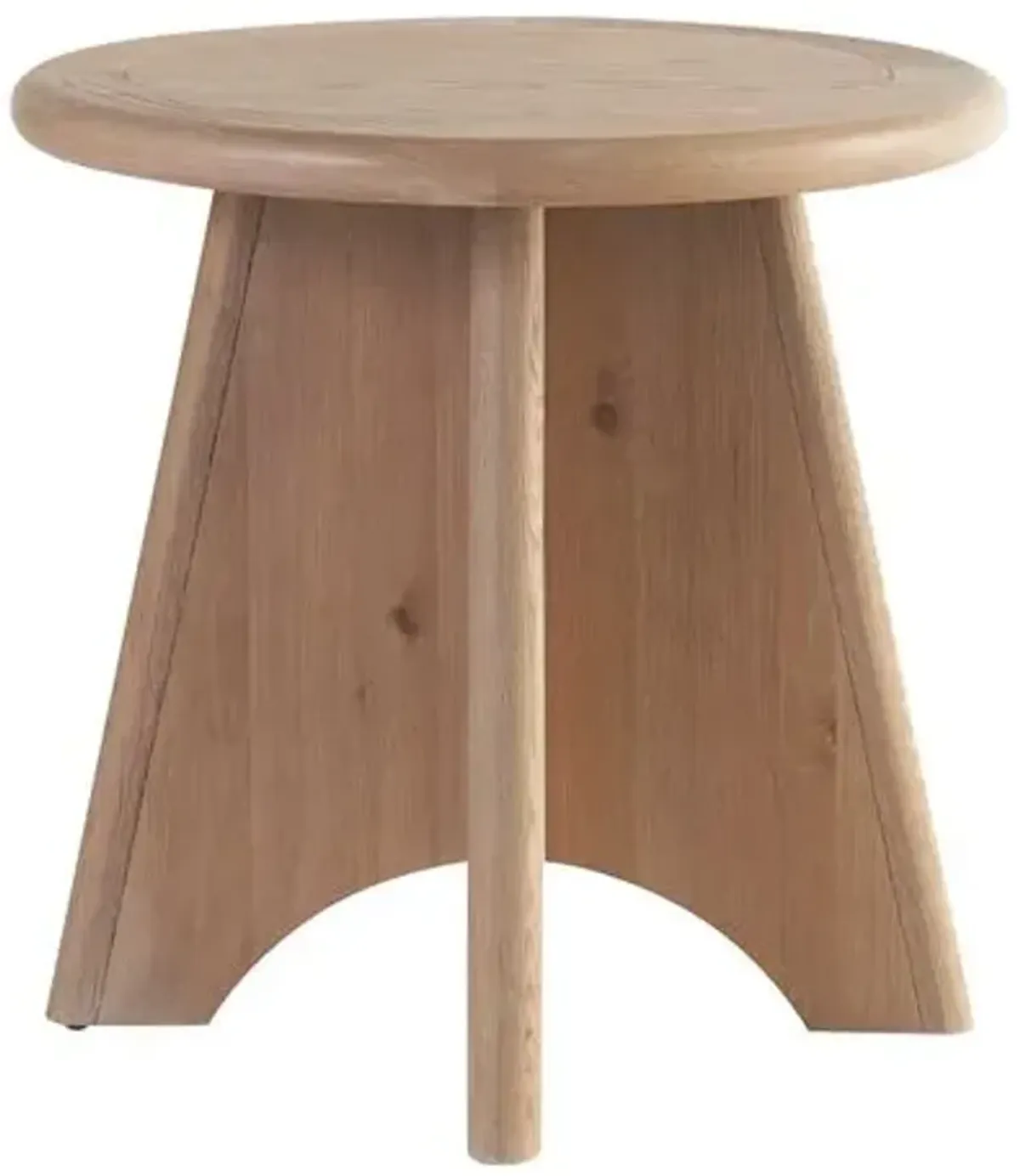 Summit Grove Mesa Round Side Table - Brown