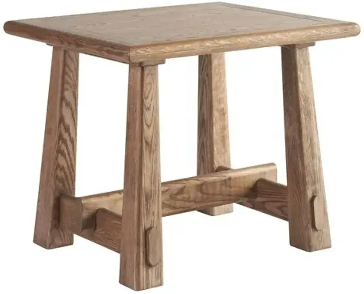 Summit Grove Mesa Rectangular End Table - Brown