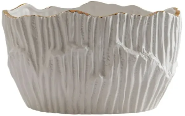 Havana Oval Planter, White
