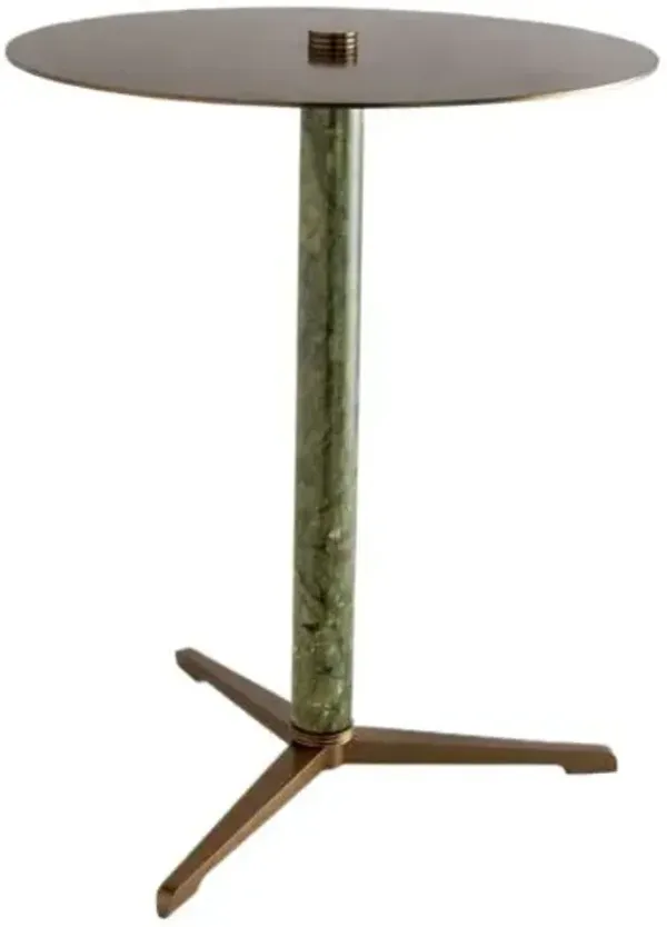 Jade Garden Marble Side Table - Green - Port 68