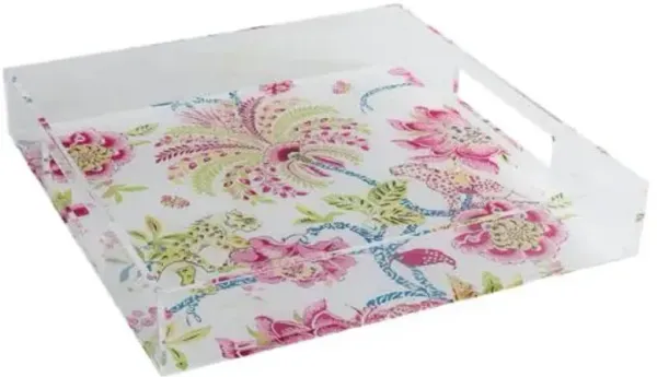 Braganze Lucite Tray - Port 68 - Pink