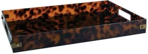 Milan Rectangular Acrylic Tray - Port 68 - Brown