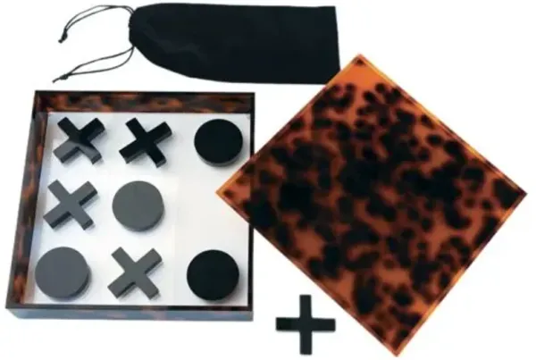 Tic-Tac-Toe Set - Port 68 - Brown