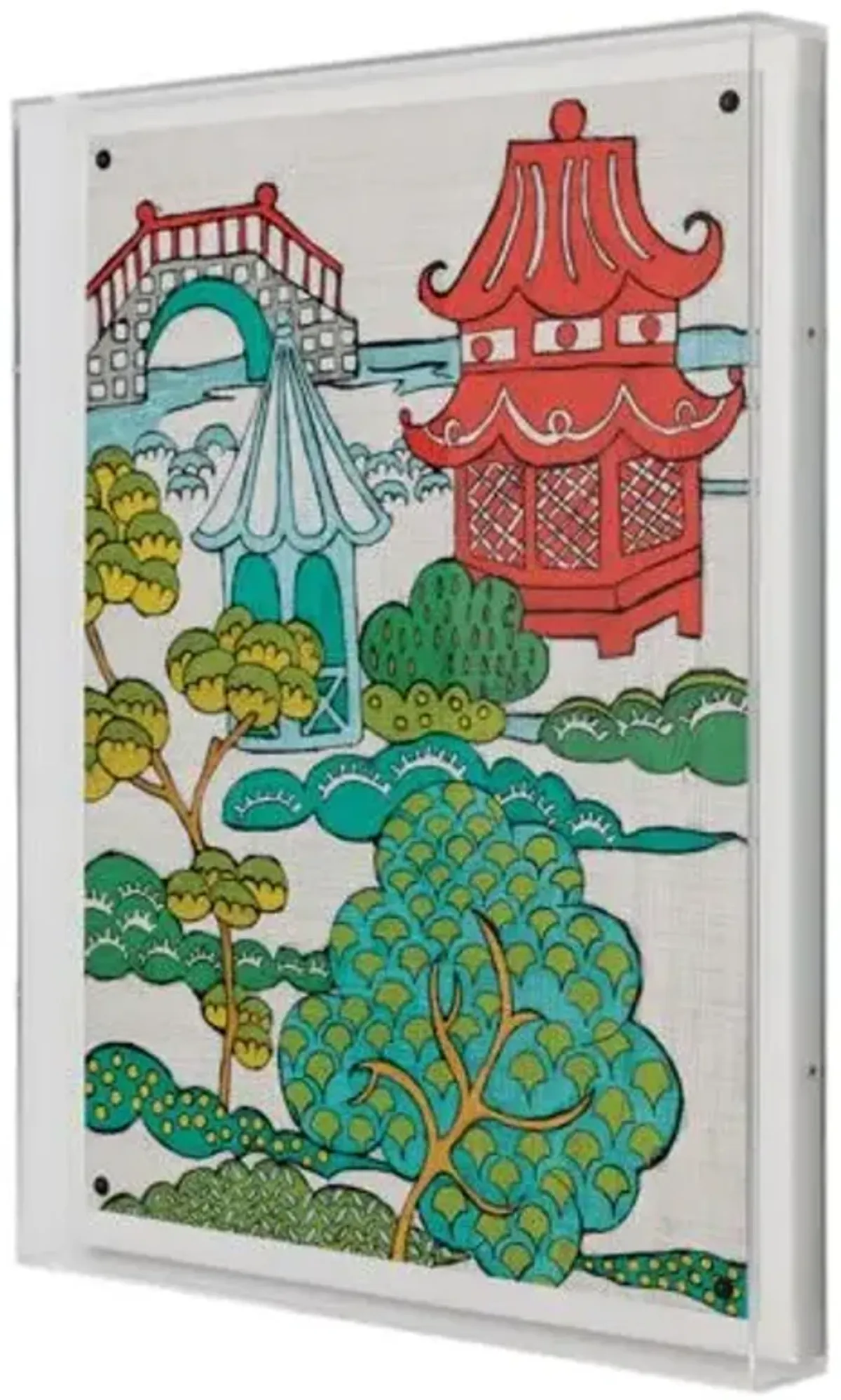 Pagoda Landscape II Print - 20" x 26" - Port 68 - Multi