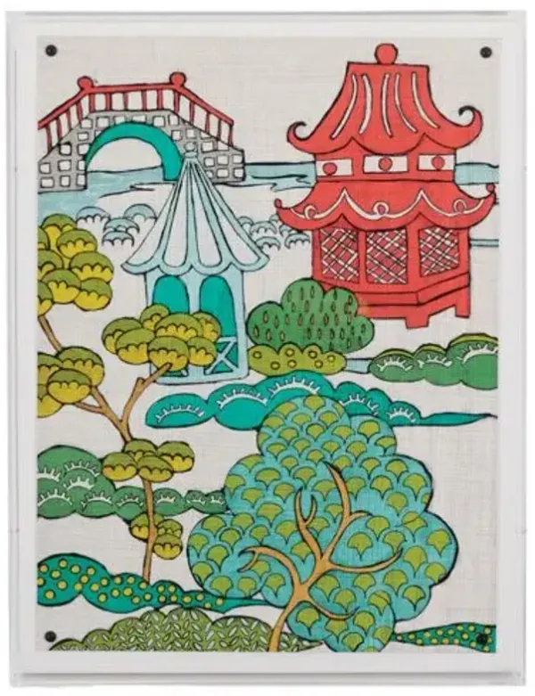 Pagoda Landscape II Print - 20" x 26" - Port 68 - Multi