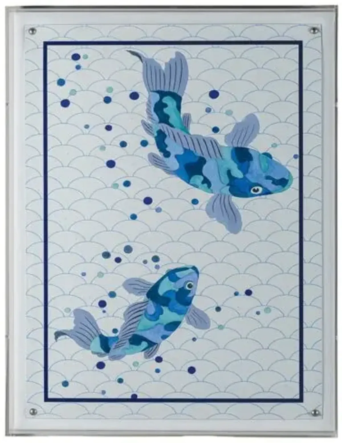 Blue Koi I Print - 20" x 26" - Port 68