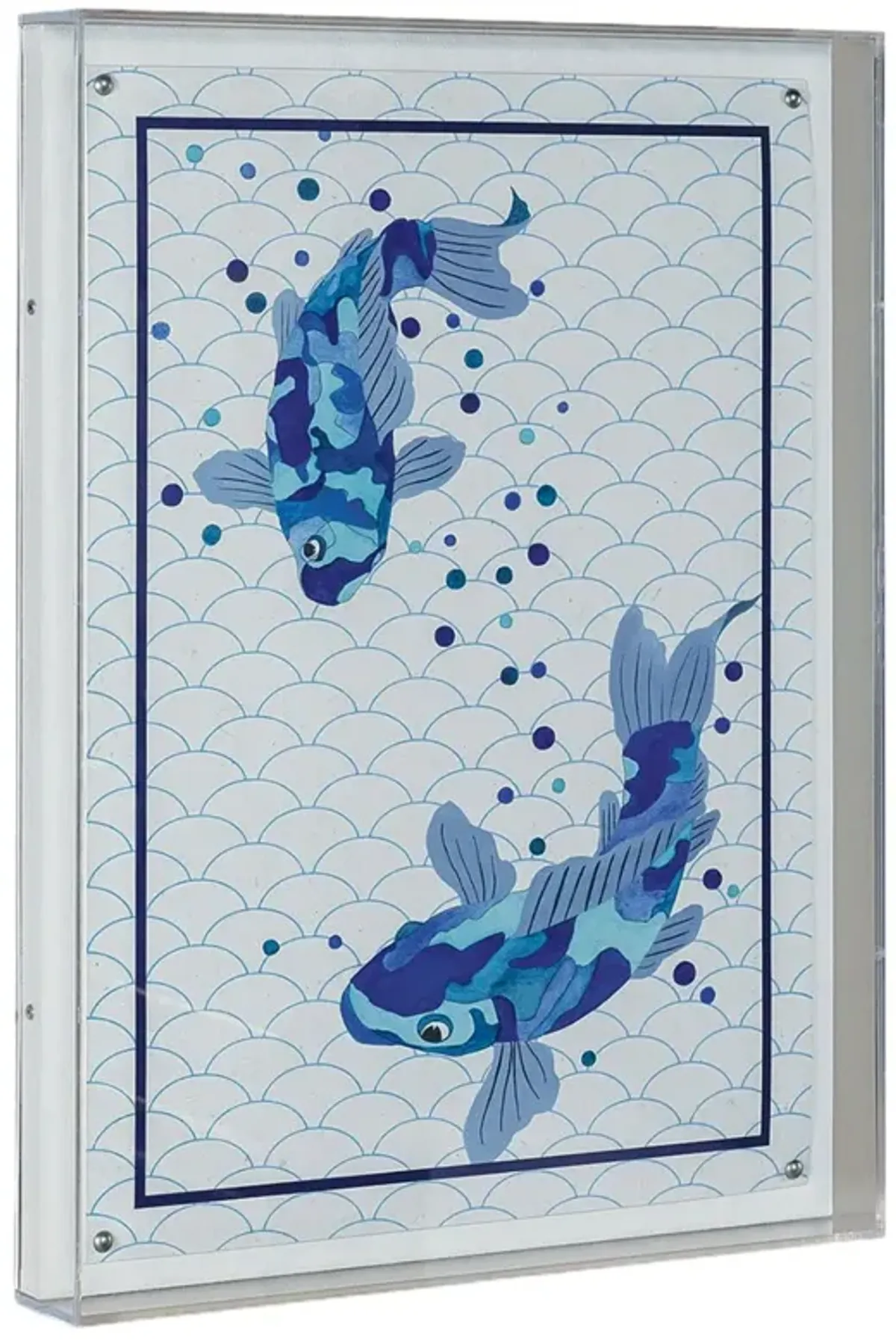 Blue Koi II Print, 20" x 26"