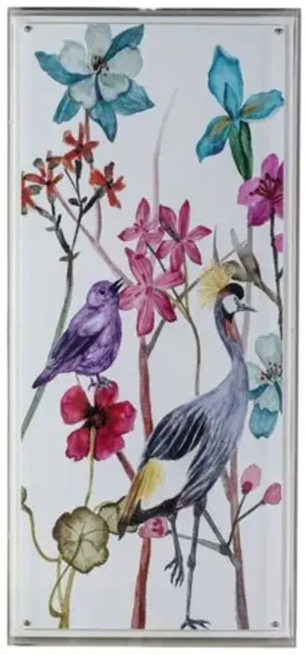Peacock Garden I Print - 22" x 48" - Port 68 - Multi