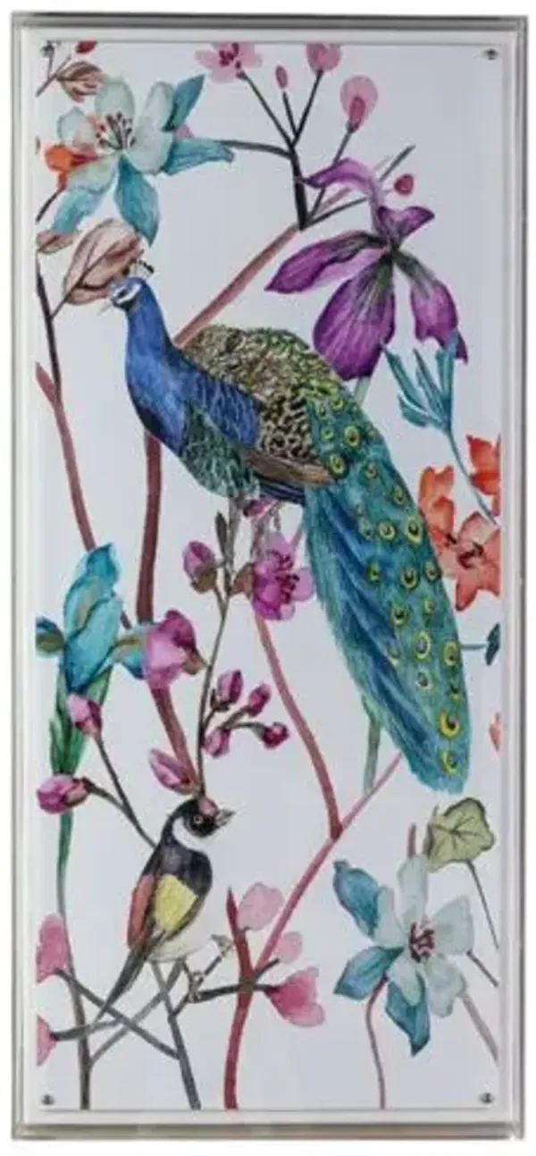 Peacock Garden III Print - 22" x 48" - Port 68 - Multi