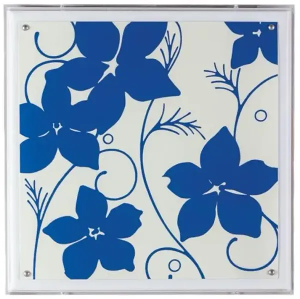 Blue Flowers Print - 20" x 20" - Port 68