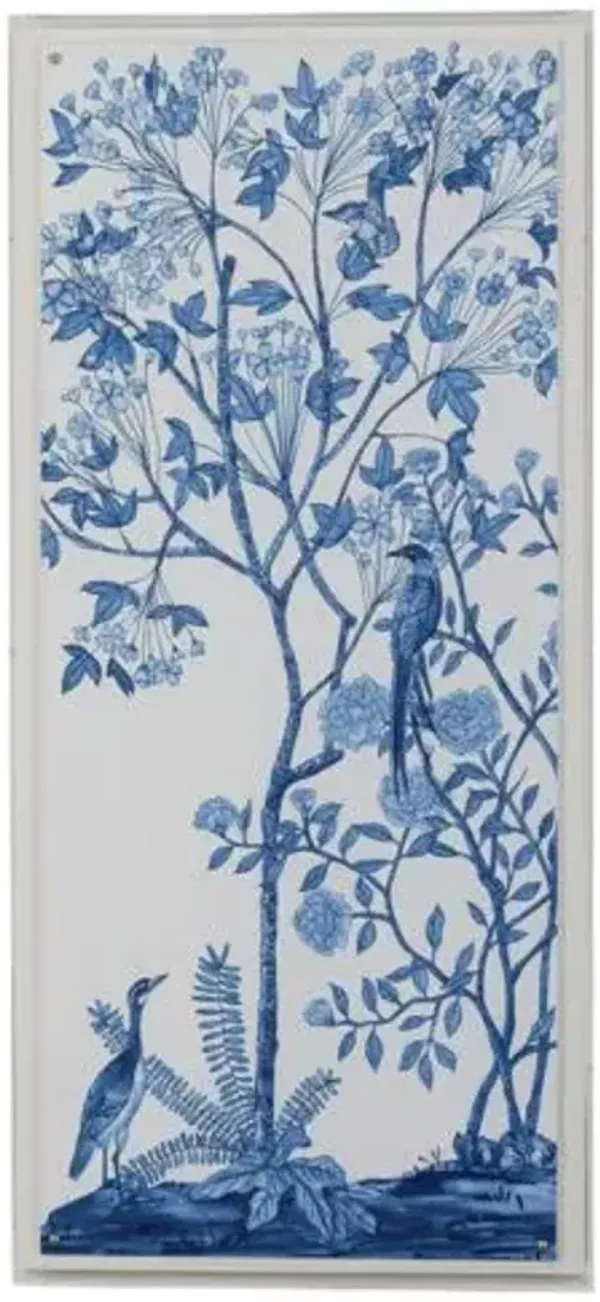 Traditional Chinoiserie II Print - 22" x 48" - Port 68 - Blue